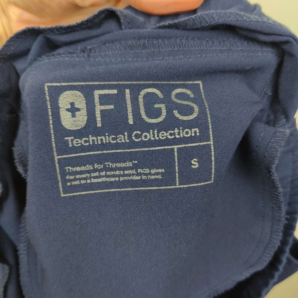 FIGS Tansen Jogger Pants Mens Small Navy‎ Blue Technical Scrub Medical Workwear